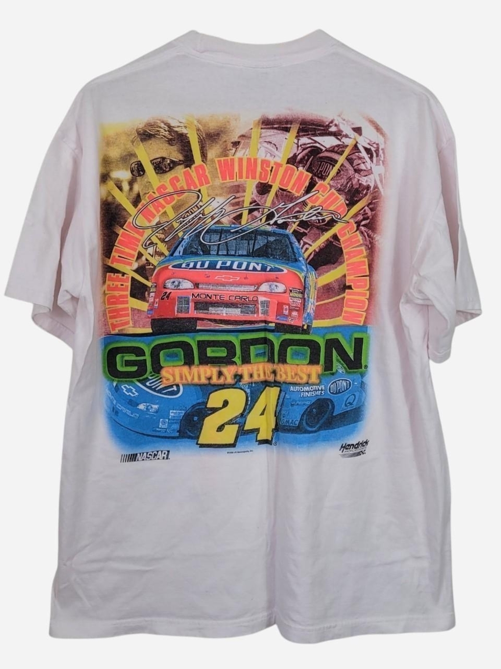 Vintage Nascar Jeff Gordon 24 Winston Cup Champion T-shirt